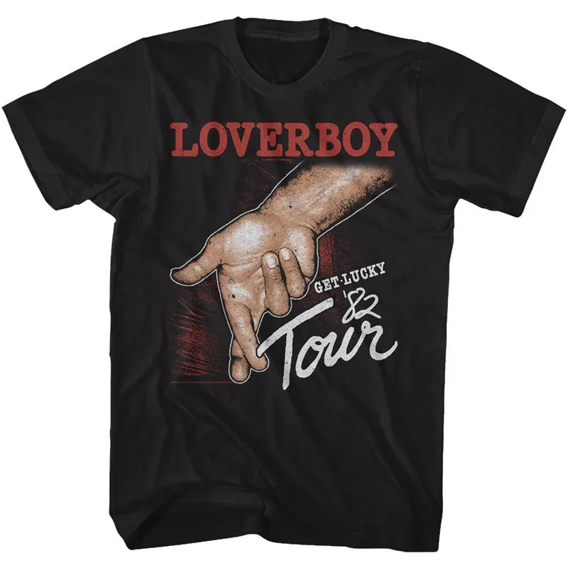 Хорошая майка конструкции Графический Для женщин Loverboy О-образным вырезом с