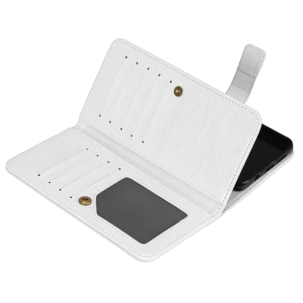 Чехол A8 для многофункционального 9 слотов карт с подставкой из искусственной