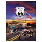 5D Diy алмазная живопись дорога 66 столовая Вышивка крестом мозаика, алмазная вышивка, полный цикл Стразы домашний декор