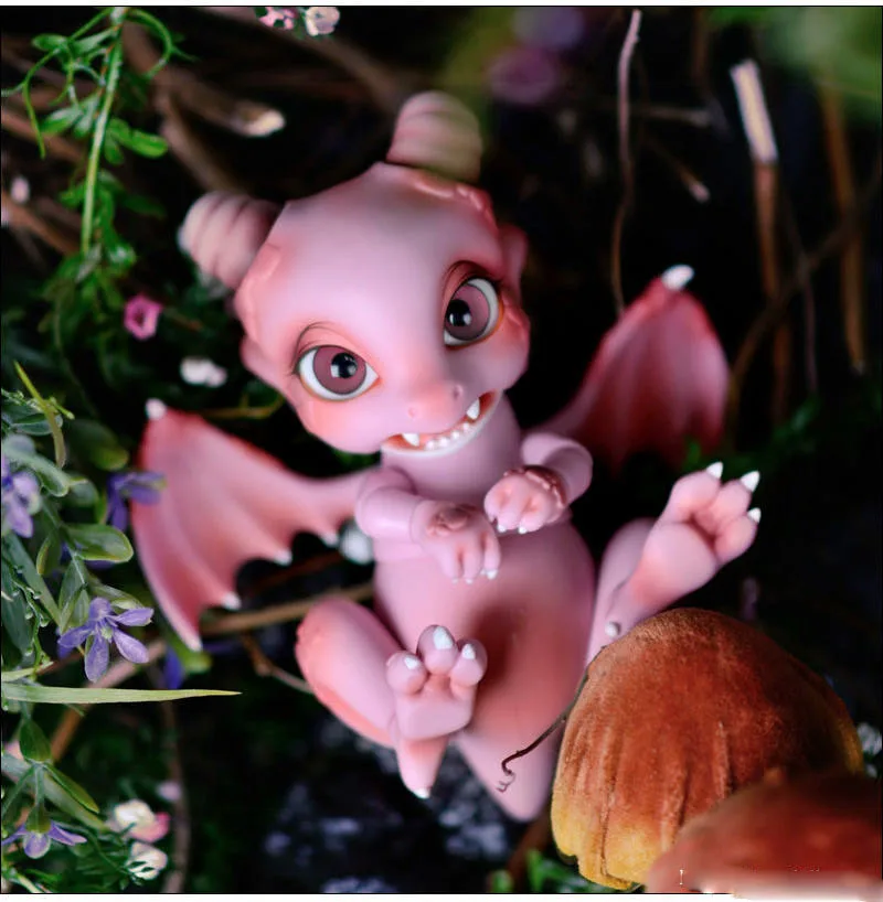 1/8 весы BJD Обнаженная кукла около 15 см. BJD/SD милый дракон recast. не включает одежду