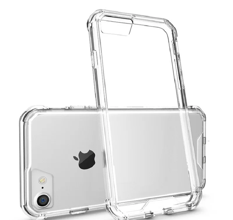 Мягкий прозрачный чехол для телефона IPhone XS XR Max с подушкой безопасности на 360