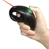 2 4g wireless trackball mouse mini handheld thumb controlled usb air mouse mice for pc laptop 10m receiving range