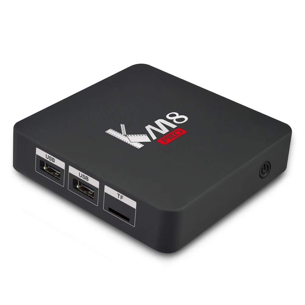 2018 Лидер продаж KM8 Pro Smart ТВ Box с Amlogic S912 Восьмиядерный Процессор Поддержка Bluetooth 4 0