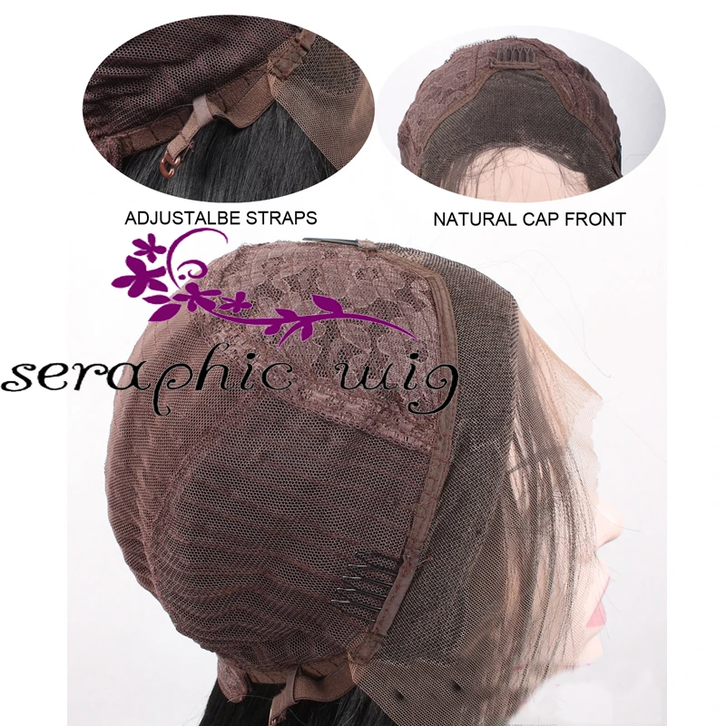 New Fashion Ombre Red Wig Cosplay Glueless Synthetic Lace Front Heat Resistant Silky Straight Hair Long with Bangs |