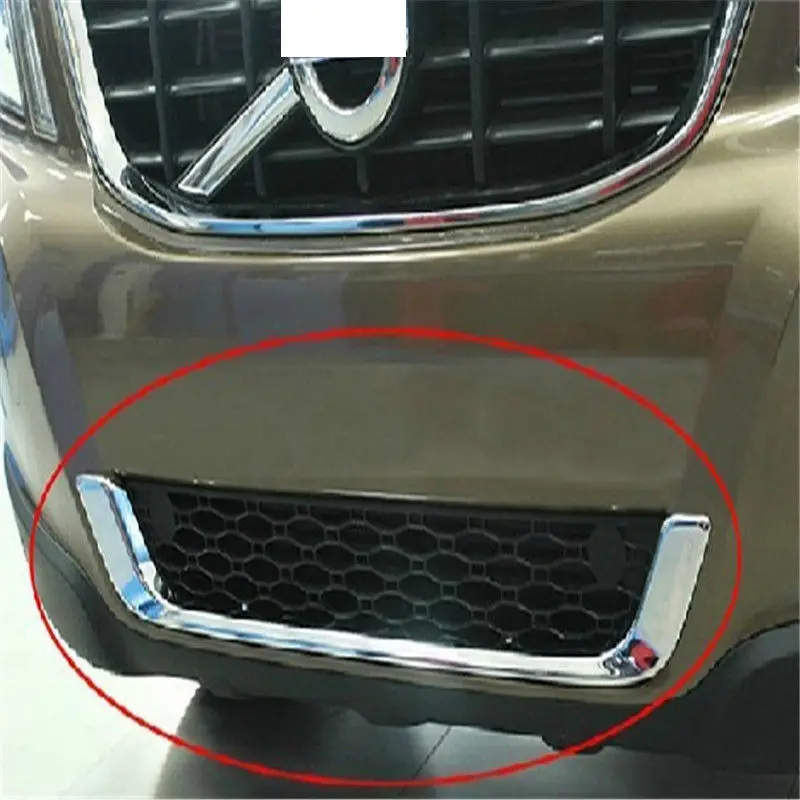 Новый спереди хром Щепка Нижняя решетка чехол накладка для Volvo XC60 2010