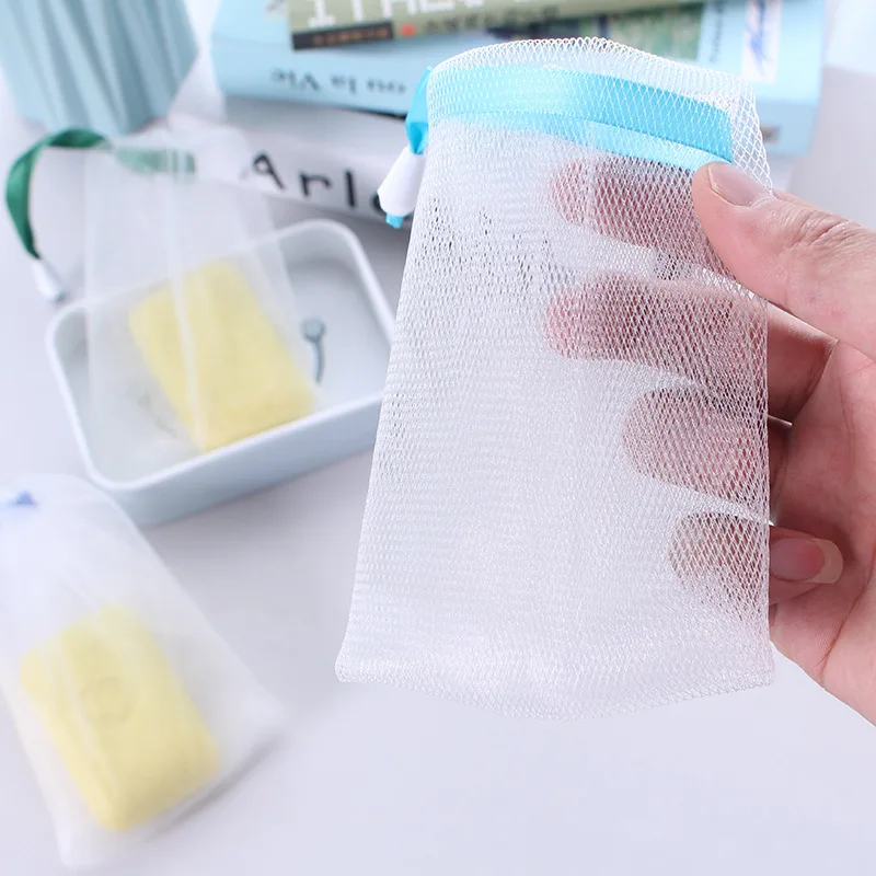 Кухонные гаджеты 5 шт. пенящаяся сетка для мыла удобная нейлоновая Сетчатая Сумка