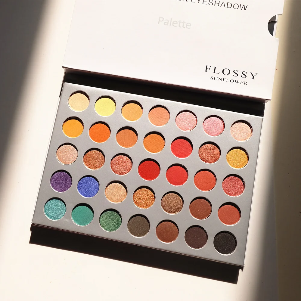 Flossy Sunflower натуральный макияж для глаз легко носить тени век натуральная матовая
