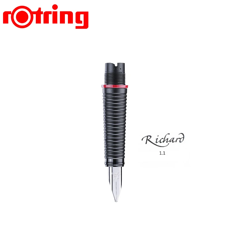 Немецкая оригинальная сменная ручка перо rotring ручки в искусстве ef, f, m, 1,5 1,9 2,3 мм - Цвет: 1.1 mm
