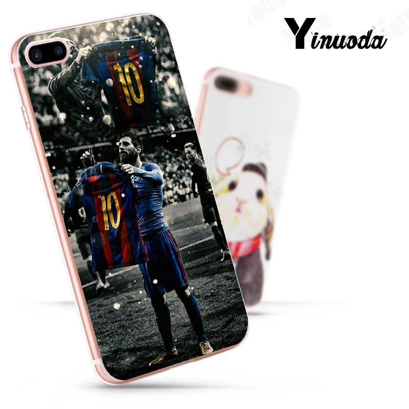 4 Yinuoda Lionel Messi Уникальный дизайн новейший модный чехол для телефона для iPhone 8 7 6 6S Plus X 10 5 5S SE XR XS MAX - Цвет: 4