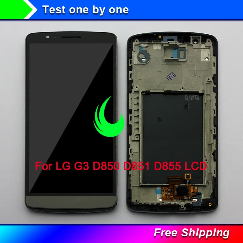 5 &quotОригинальный дисплей для LG G3 LCD кодирующий преобразователь сенсорного экрана