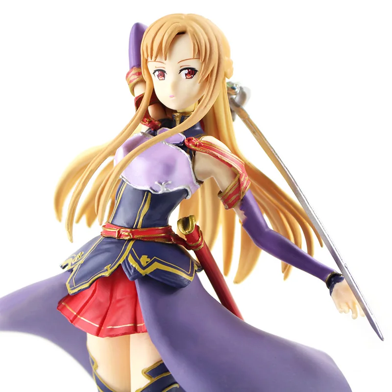 22 см меч искусство онлайн Сан возвращает фигуру игрушки Yuuki Asuna с мечом