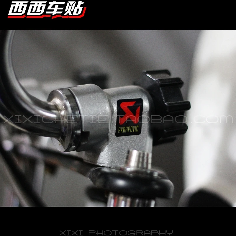 Запад наклейки скорпион AKRAPOVIC изменение выхлопной трубы мини отражающие