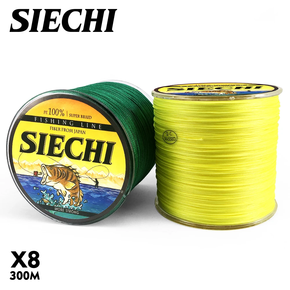 SIECHI 8 жильная японская суперпрочная плетеная полиэтиленовая рыболовная леска