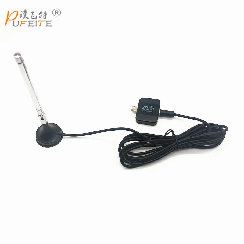 DVB-T2 Pad USB ТВ-тюнер DVB-T2 DVB T2 DVB-T донгл ТВ-приемник HD Цифровое ТВ часы Live tv палка для Android Pad телефон планшет ПК