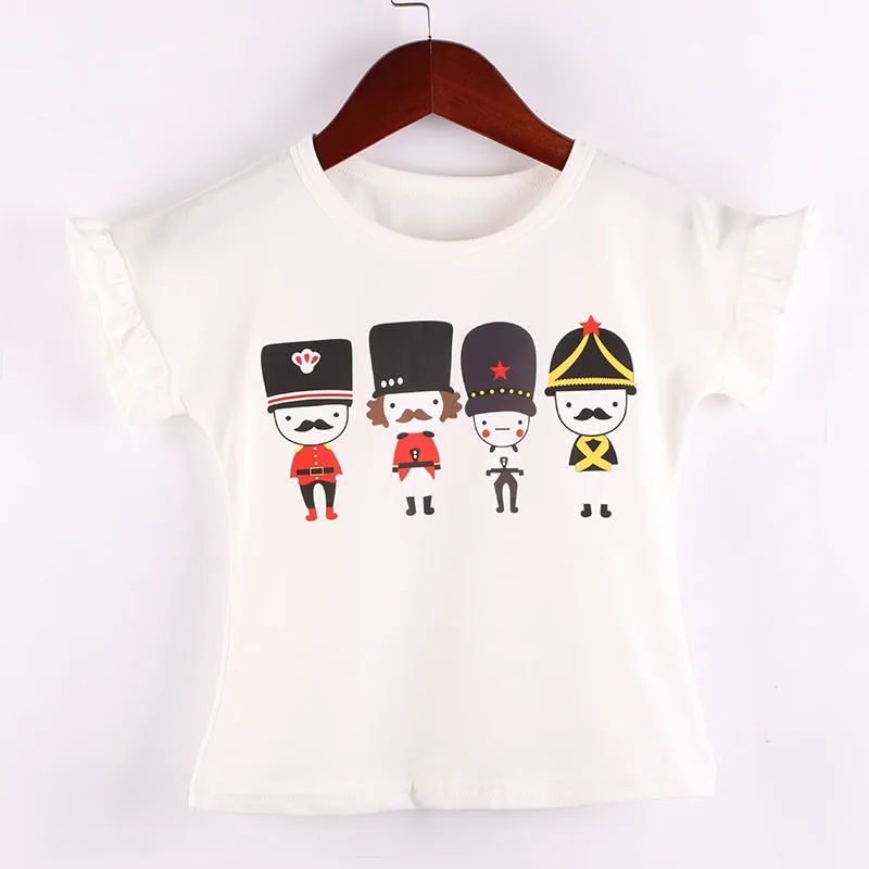 Комплекты одежды для девочек новинка 2018 футболка с мультяшным рисунком и
