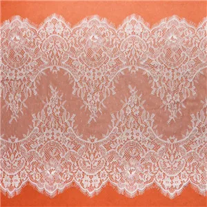 white 3 м/лот Ширина 46 см ресницы отделка кружевом ткань цветок DIY ремесла свадебное платье одежда Lngeire кружевной материал - Цвет: white
