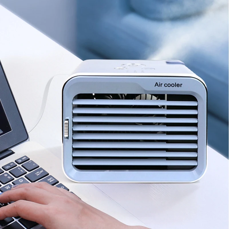 Usb мини портативный кондиционер увлажнитель воздуха очиститель 7 видов цветов