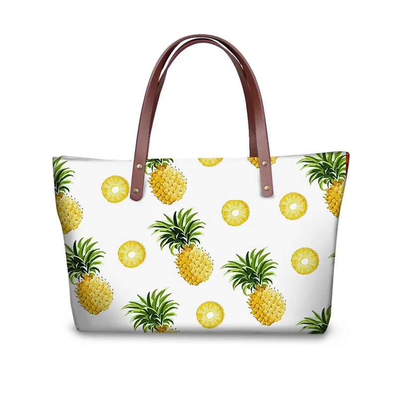 Модные 3D сумки мессенджеры с фруктовым узором для женщин 2018 женская сумка