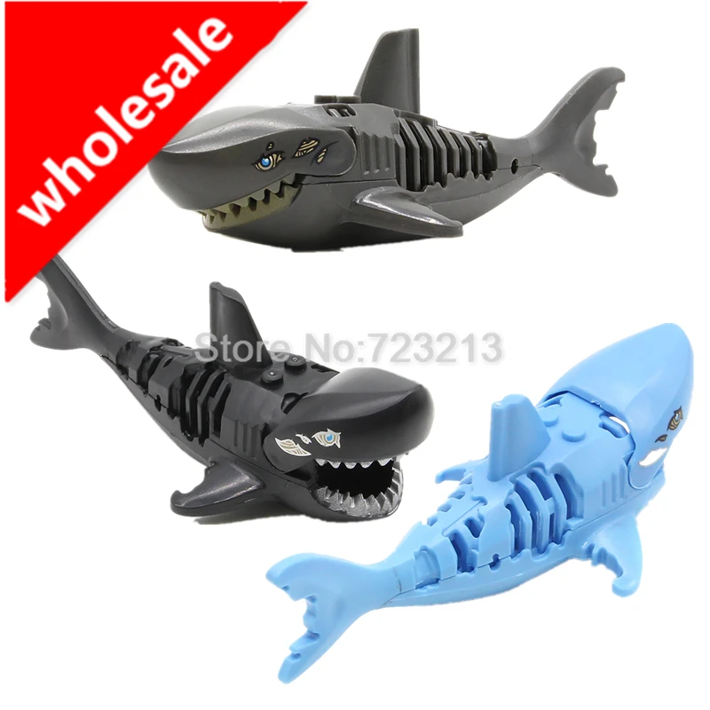 Оптовая продажа 20 шт. привидение зомби Акула фигура Пираты Карибского моря серия