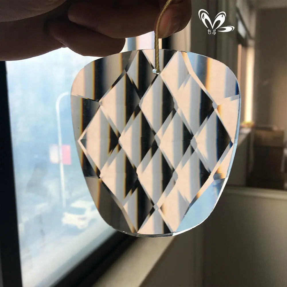 Гигантская 100 мм граненая Хрустальная стеклянная арт-призма люстра сделай сам