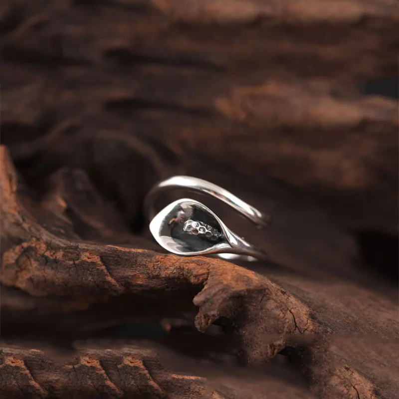 Новые Кольца из стерлингового серебра 925 пробы для женщин Handemade обручальное