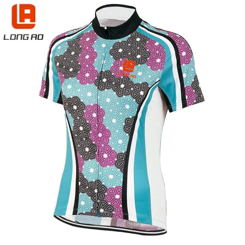 Для женщин велосипедные майки Длинные Ао классический велосипед Джерси команда