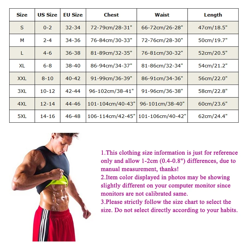 Мужской неопреновый жилет пояс для похудения сжигание жира на животе | Мужская