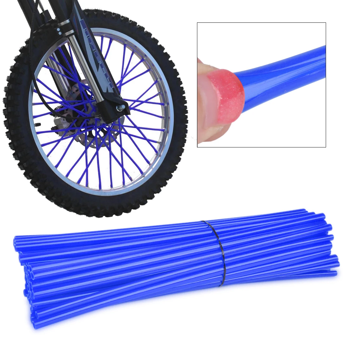 CITALL 72 шт./компл. мотоциклетные Чехлы для колеса в мотокроссе спицевые накидки