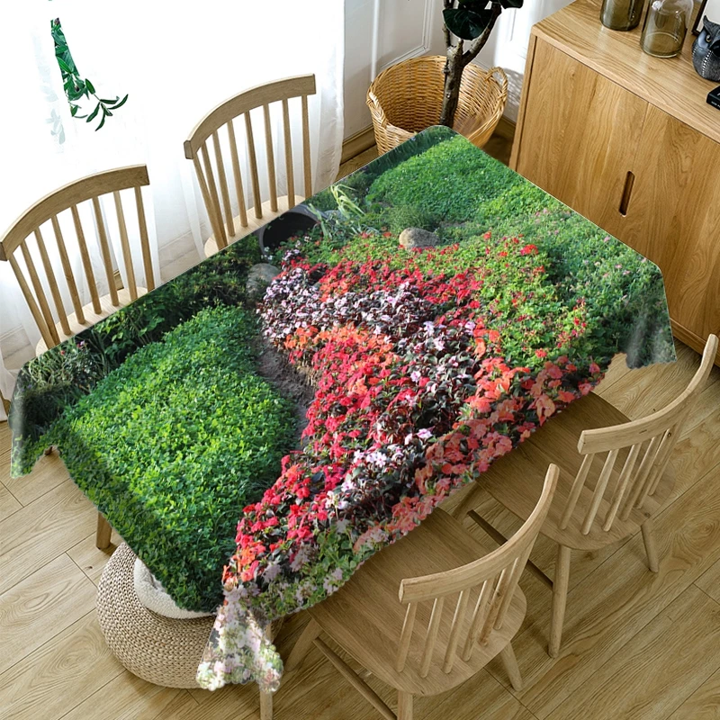 3d суккулент скатерть с растениями моющаяся ткань утолщенный Хлопок