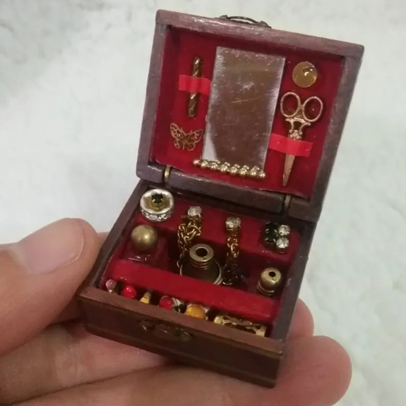 

1:12 Dollhouse accessories miniature jewelry box - azone ob11 blyth