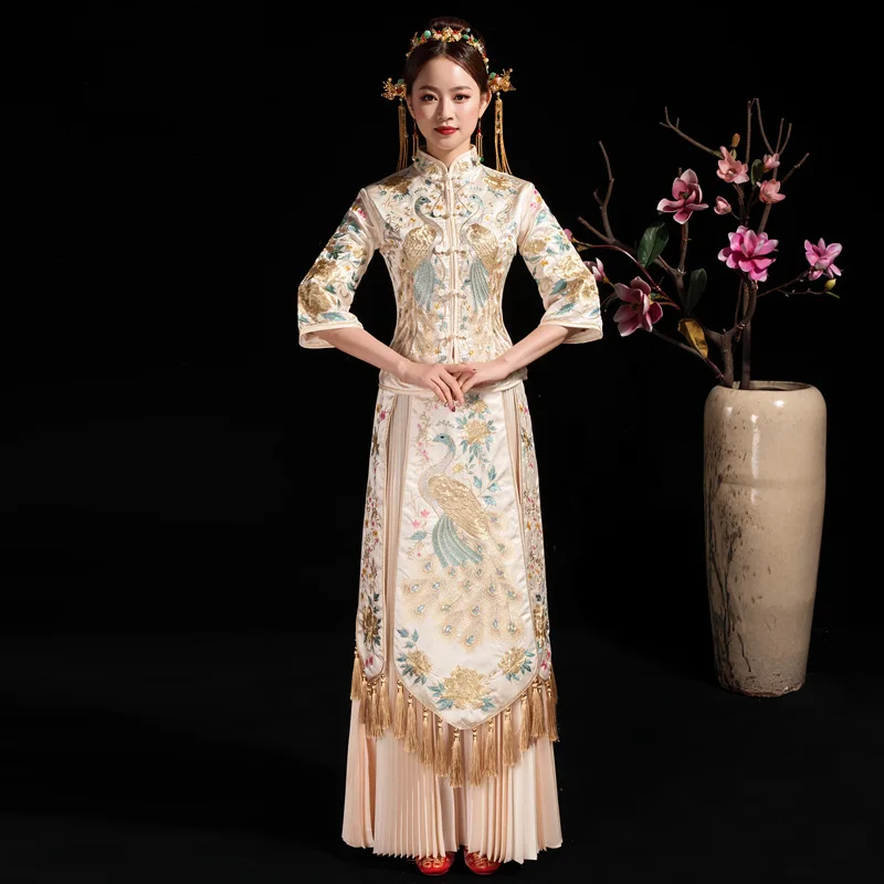 Классический Королевский чонсам традиционное китайское платье qipao восточные