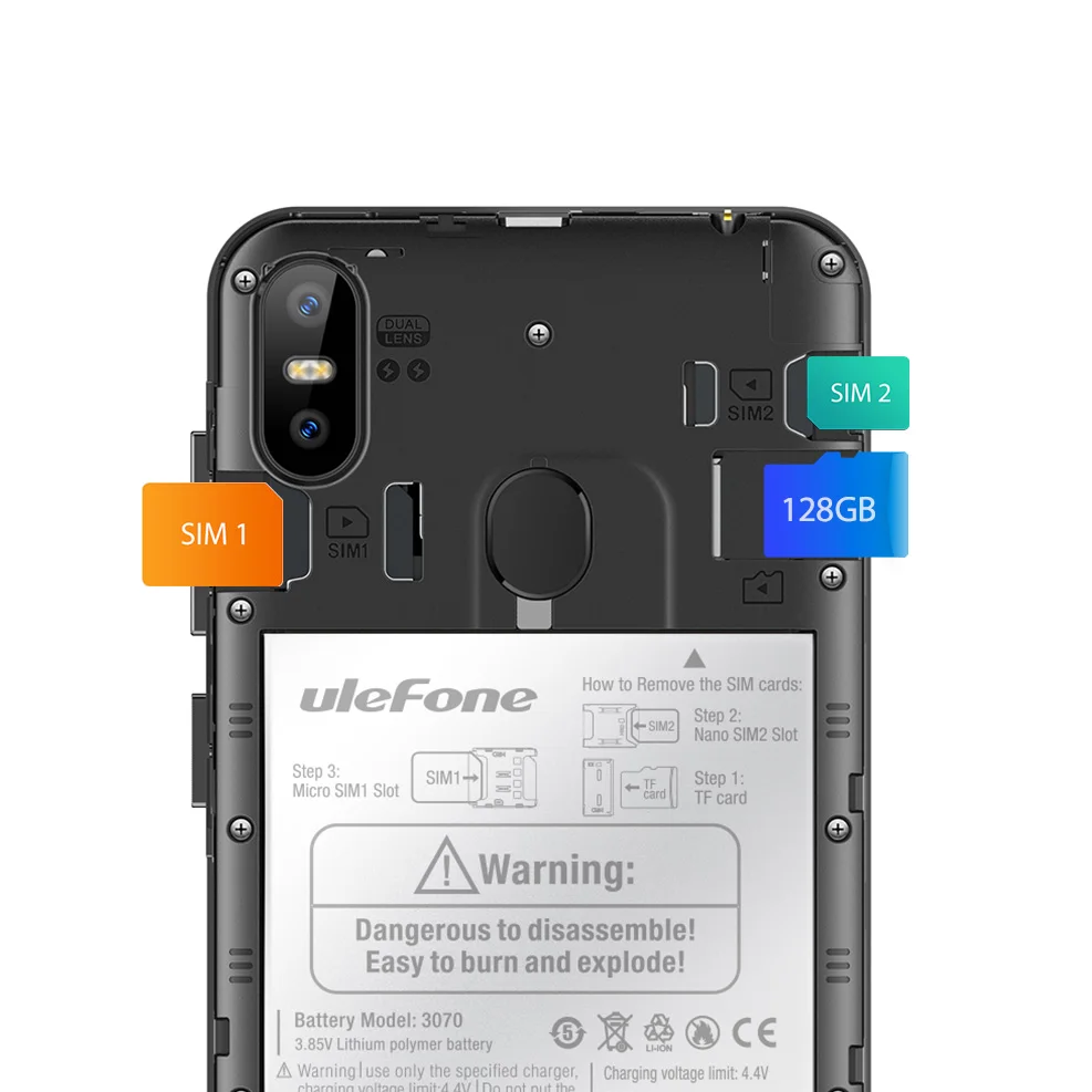 Ulefone S10 Pro Мобильный телефон Android 8 1 5 7 дюймов MT6739WA четырехъядерный 2 Гб ОЗУ 16 ПЗУ Мп +
