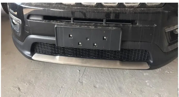 Новое поступление для Jeep Compass, защитная накладка на бампер, накладка bull bar, 304 нержавеющая сталь, автомобильный Стайлинг