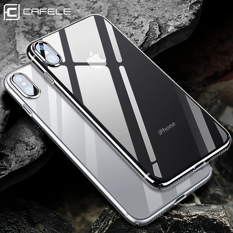 Cafele TPU чехол для телефона iPhone Xs XR MAX 7 Plus 5 5S SE кристально чистый телефона|case for