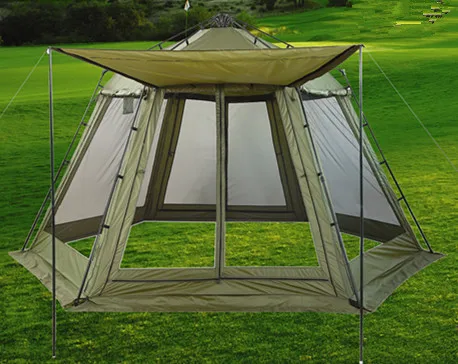 Туристический шестиугольный тент открытый складной активность свободная для