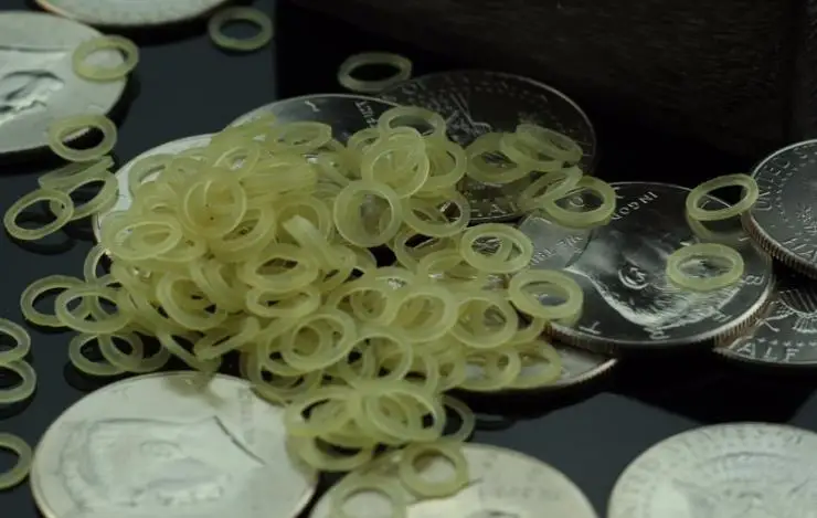 50 шт. резинки из натурального латекса для монет|magic accessories|magic rubber bandrubber magic |