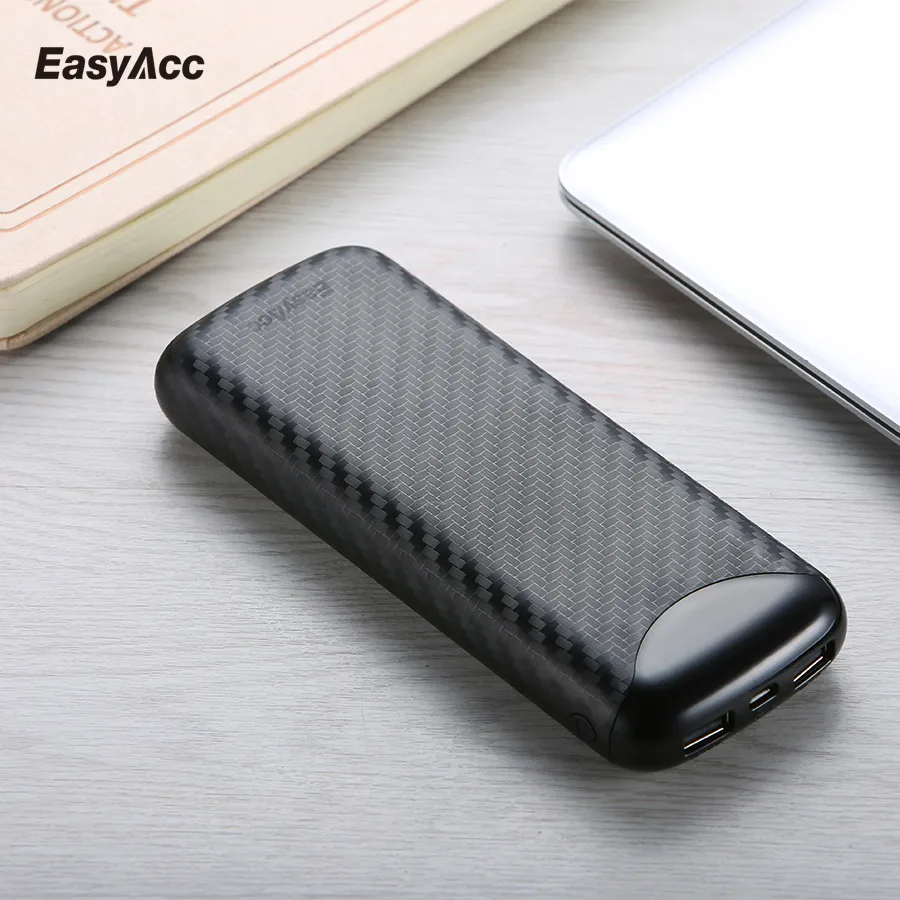 Easyacc 20000 мАч Внешний аккумулятор lcd 5 В/2 1 А двойной USB 20650 Внешнее зарядное