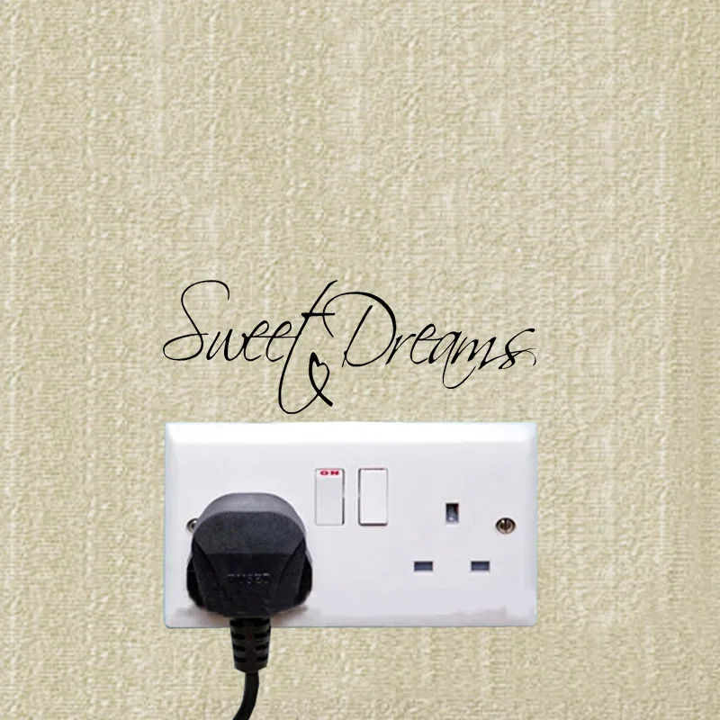 Виниловые наклейки на светильник у Sweet Dreams A1014|sticker decoration|switch stickersweet dreams |