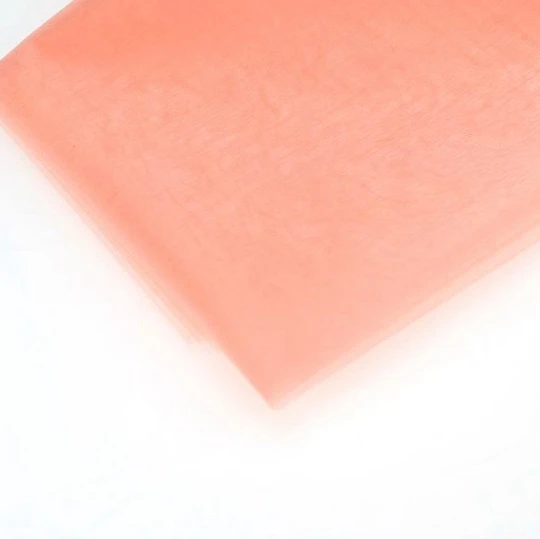 peach pink 10/20/возможностью погружения на глубину до 30 м прозрачная мульти Цвет 75 см widecrystal ткань органза рулон тюля для свадьбы, праздника, вечерние Baby Shower Украшение стола - Цвет: peach pink