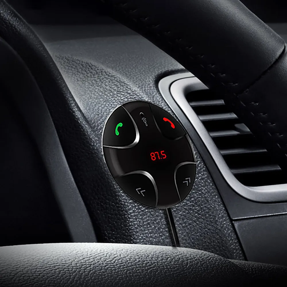 AIKEGLOBAL Handsfree беспроводной Bluetooth 4 0 FM приемник 3 5 мм TF автомобильный комплект Mp3