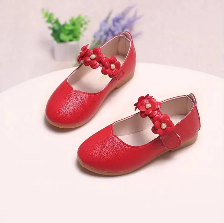 Новинка осени 2019 модные Универсальные туфли принцессы с цветами на плоской