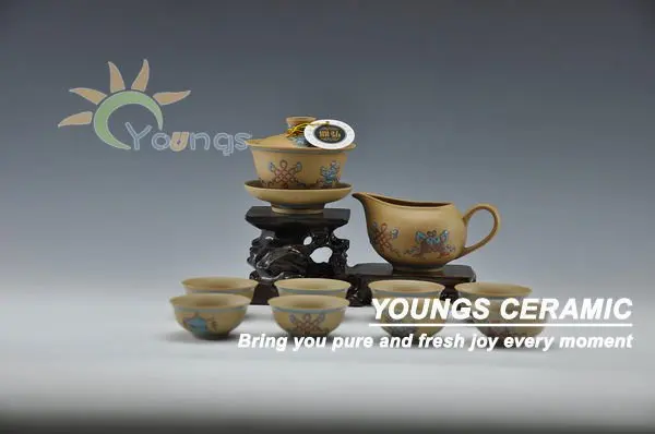 10 шт. керамические наборы чайников коричневого цвета | Дом и сад