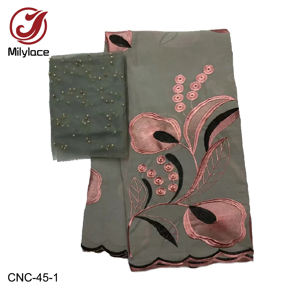 Milylace Новое поступление африканская швейцарская хлопчатобумажная кружевная