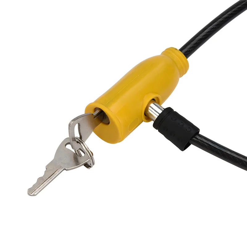 Cycling 8x640mm Cable Anti-Theft Bike Bicycle Scooter Safety Lock With 2 Keys Q1026*20 | Спорт и развлечения