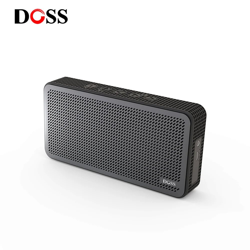 DOSS WB20 портативный Bluetooth динамик открытый беспроводной динамик s 3,7 V 1000mAH Встроенный микрофон для телефона ПК компьютера