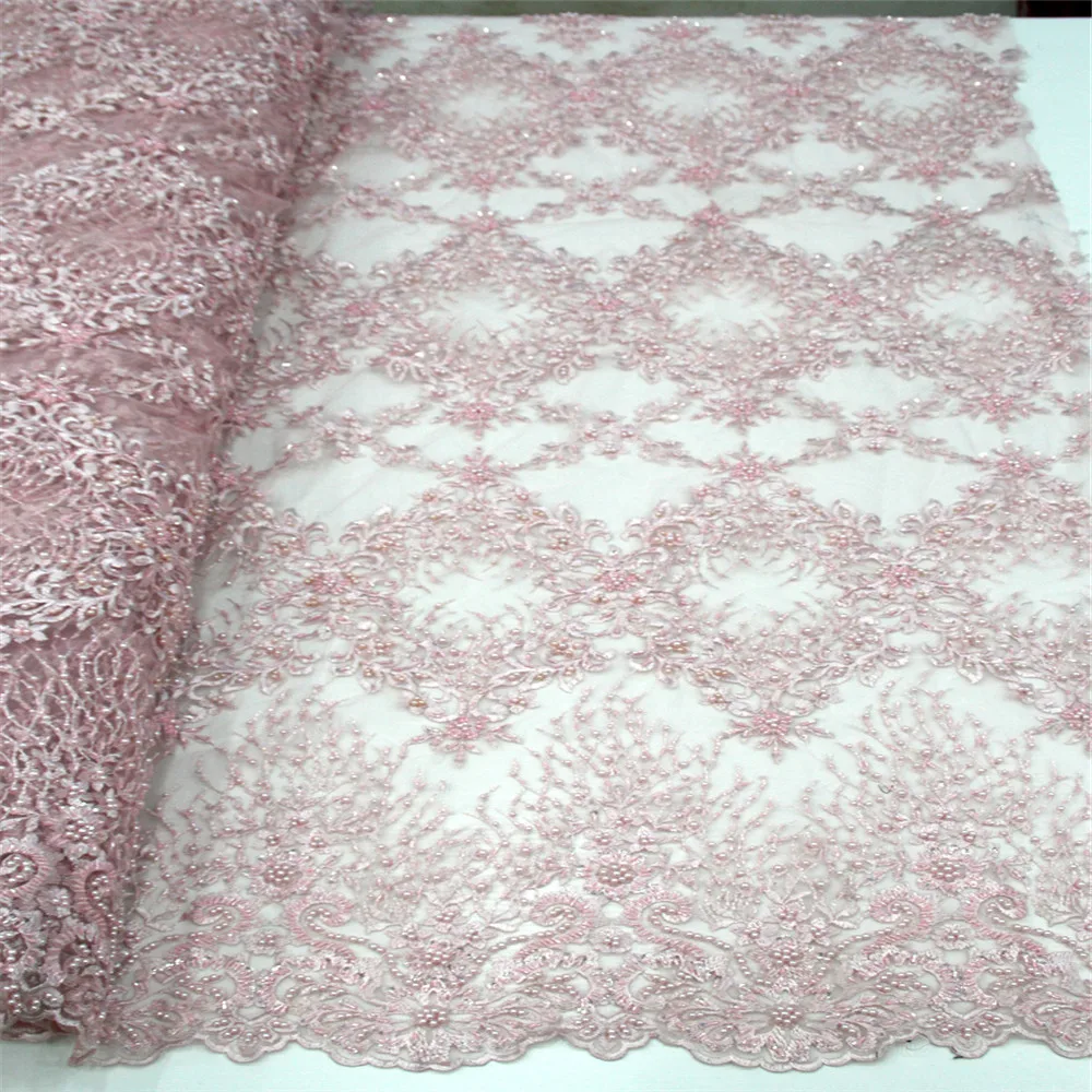 New Arrival Black Evening Dress African Beaded French Tulle Nigerian Lace Fabrics For Women X485-1 | Дом и сад