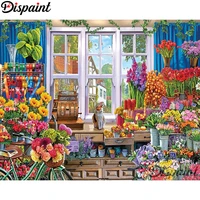 dispaint full squareround drill 5d diy diamond painting flower cat embroidery cross stitch 3d home decor a10760
