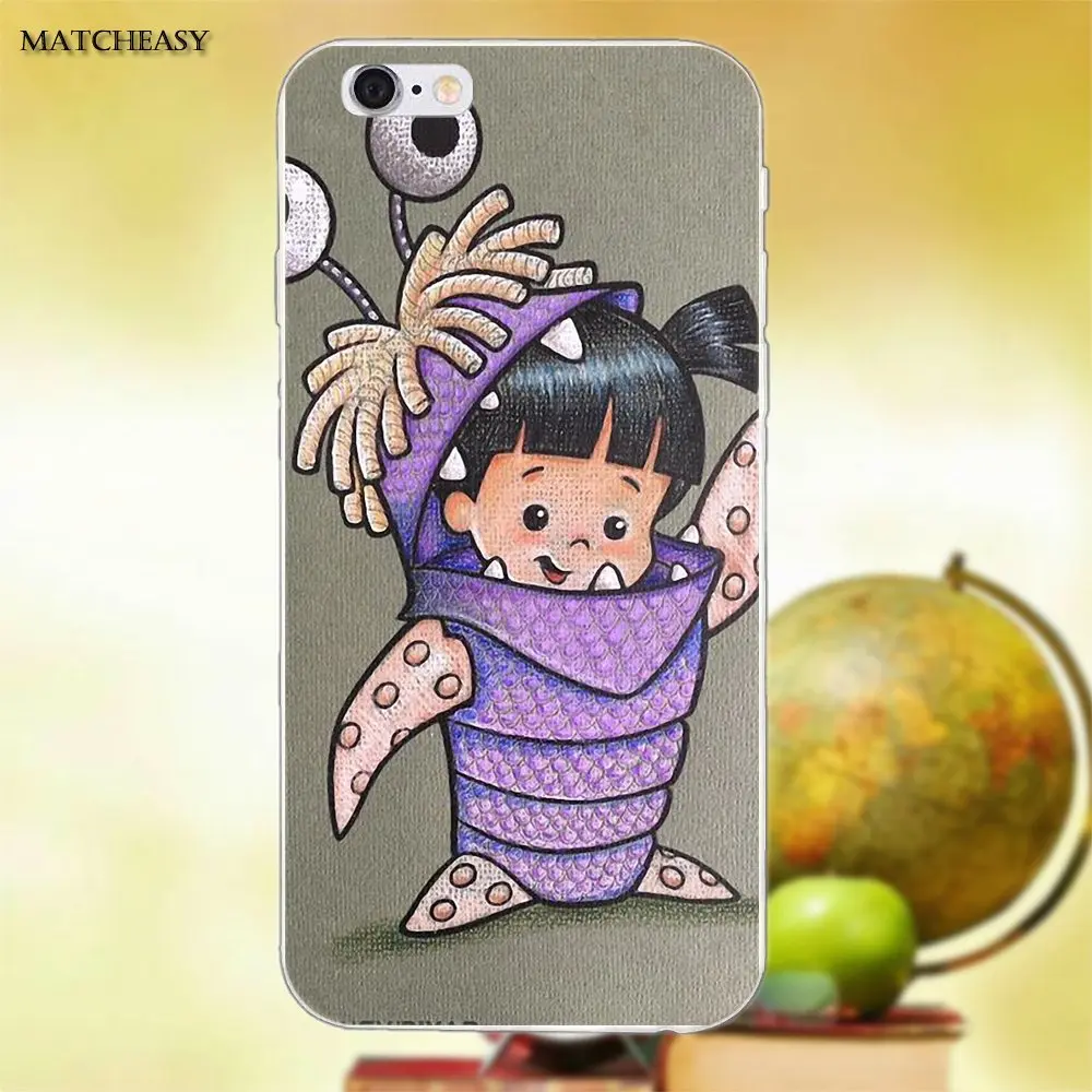 Чехол для Apple iPhone X XS Max XR 4 4S 5 5C SE 6 6S 7 8 Plus Soft Capa Monsters Inc Boo|Чехлы-накладки| |