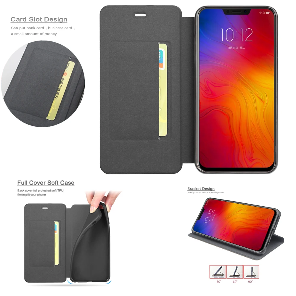 Роскошный кожаный флип-чехол для телефона lenovo A1000 A859 Z5 кошелек с отделениями карт