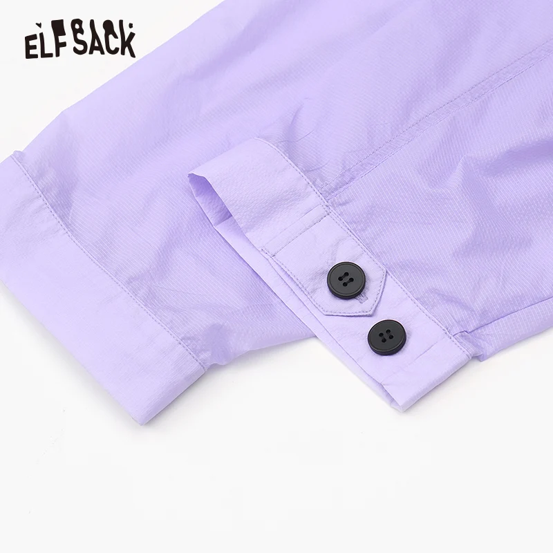 Женская солнцезащитная накидка ELF SACK лавандовая в корейском стиле повседневное